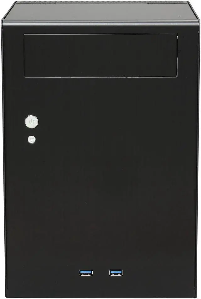 Alt view image 2 of 9 - LIAN LI PC-Q07B USB3.0 Black Aluminum Mini-ITX Tower Computer Case