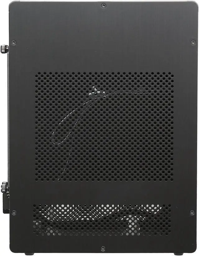 Alt view image 4 of 9 - LIAN LI PC-Q07B USB3.0 Black Aluminum Mini-ITX Tower Computer Case