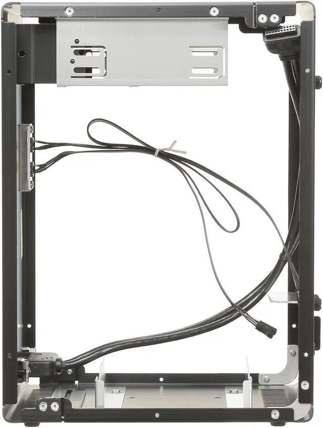 Alt view image 7 of 9 - LIAN LI PC-Q07B USB3.0 Black Aluminum Mini-ITX Tower Computer Case