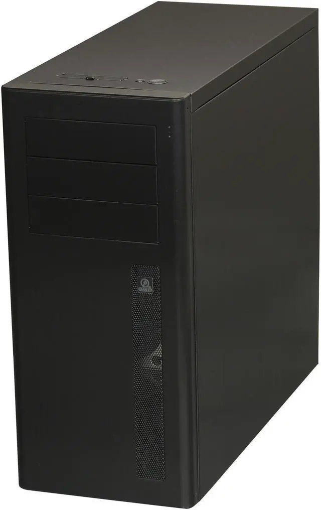 Alt view image 3 of 10 - LIAN LI PC-9NB Black Aluminum ATX Mid Tower Computer Case
