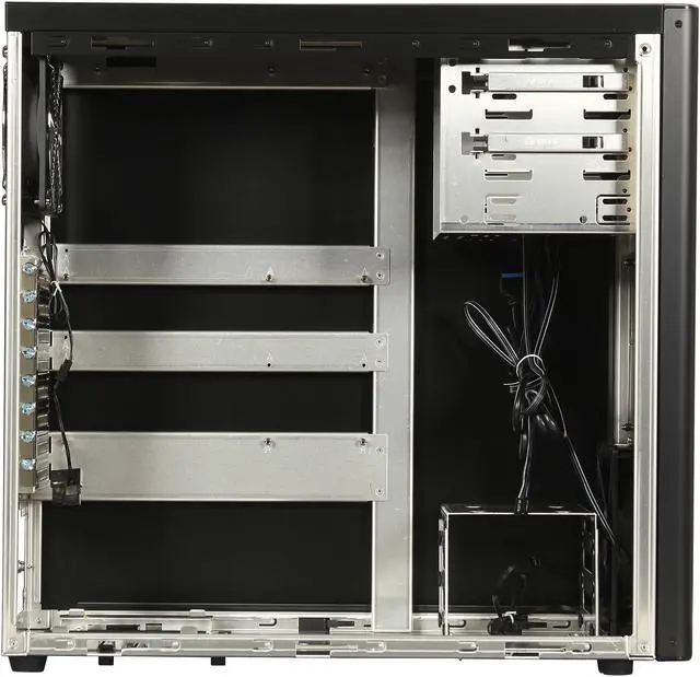 Alt view image 6 of 10 - LIAN LI PC-9NB Black Aluminum ATX Mid Tower Computer Case