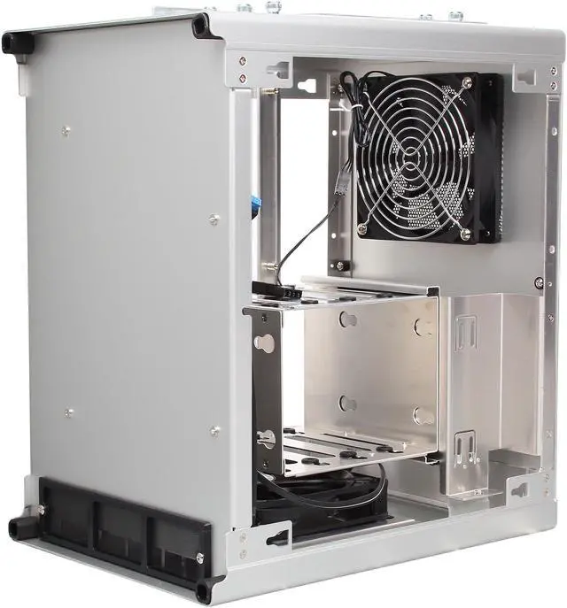 Alt view image 7 of 9 - LIAN LI PC-Q28A Silver Aluminum Mini-ITX Tower Computer Case