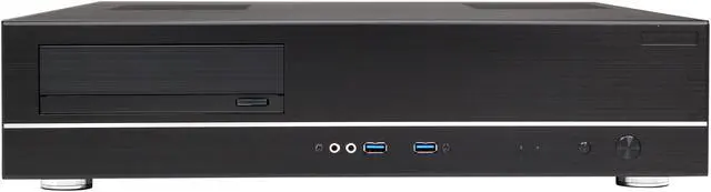 Alt view image 2 of 8 - LIAN LI Black Aluminum PC-C37B USB3.0 Micro ATX Media Center / HTPC Case