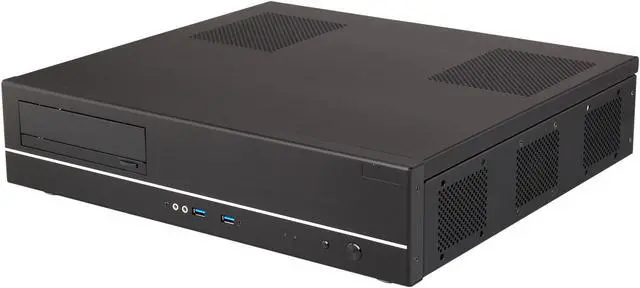 Alt view image 3 of 8 - LIAN LI Black Aluminum PC-C37B USB3.0 Micro ATX Media Center / HTPC Case