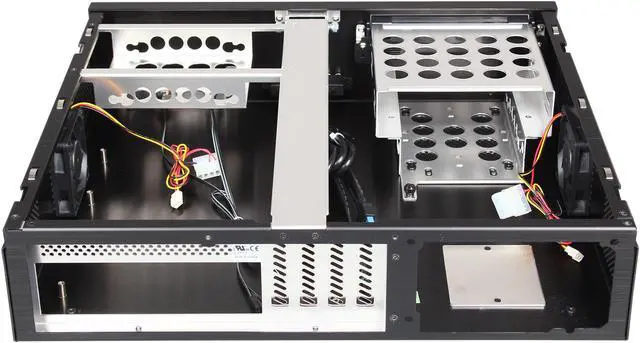 Alt view image 5 of 8 - LIAN LI Black Aluminum PC-C37B USB3.0 Micro ATX Media Center / HTPC Case