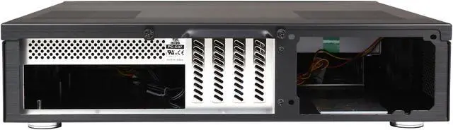 Alt view image 7 of 8 - LIAN LI Black Aluminum PC-C37B USB3.0 Micro ATX Media Center / HTPC Case