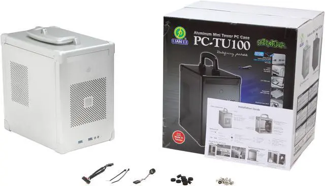 Alt view image 9 of 9 - LIAN LI PC-TU100A Silver Aluminum Mini-ITX Tower Computer Case