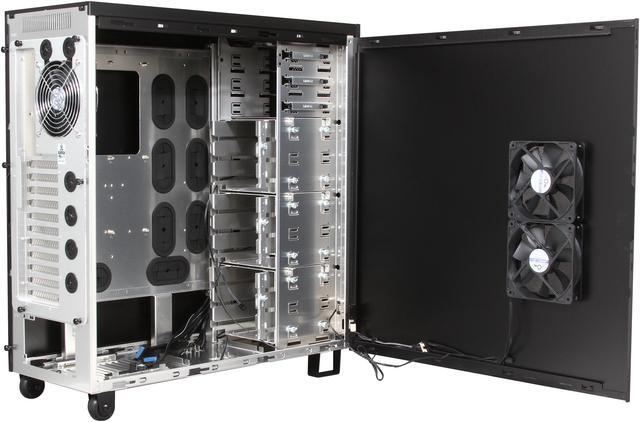 Alt view image 6 of 10 - LIAN LI PC-A79B Black Aluminum ATX Full Tower Computer Case
