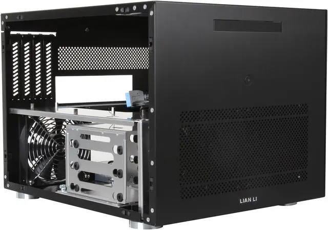 Alt view image 7 of 9 - LIAN LI PC-V358B Black Aluminum Micro ATX / Mini-ITX Computer Case