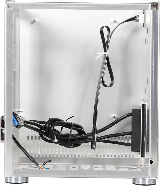 Alt view image 5 of 7 - LIAN LI PC-Q01A Silver Aluminum Mini-ITX Tower Computer Case