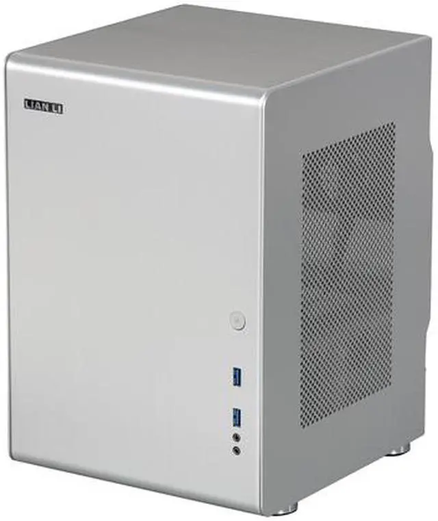Alt view image 3 of 9 - Lian Li PC-Q33B Silver Aluminum Mini-ITX Tower Chassis