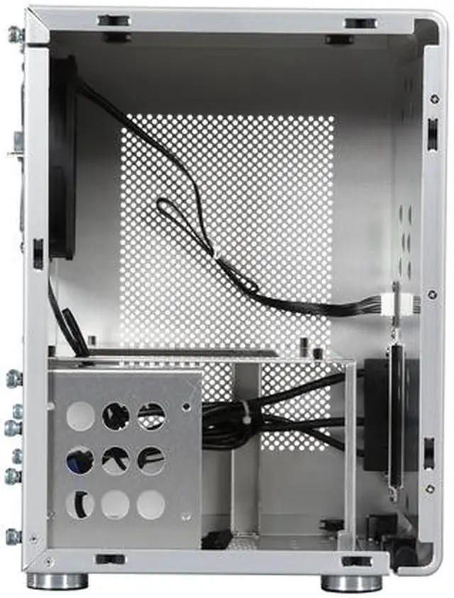 Alt view image 6 of 9 - Lian Li PC-Q33B Silver Aluminum Mini-ITX Tower Chassis
