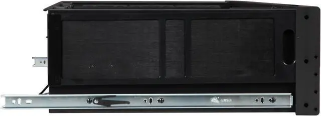 Alt view image 5 of 15 - Lian Li DK-02 Black Aluminum Computer Desk (Computer Case with Legs)