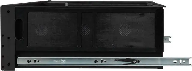 Alt view image 7 of 15 - Lian Li DK-02 Black Aluminum Computer Desk (Computer Case with Legs)
