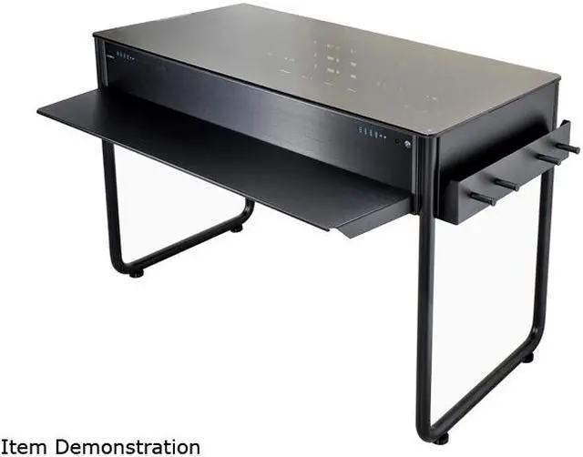 Main image of Lian Li DK-02 Black Aluminum Computer Desk (Computer Case with Legs)
