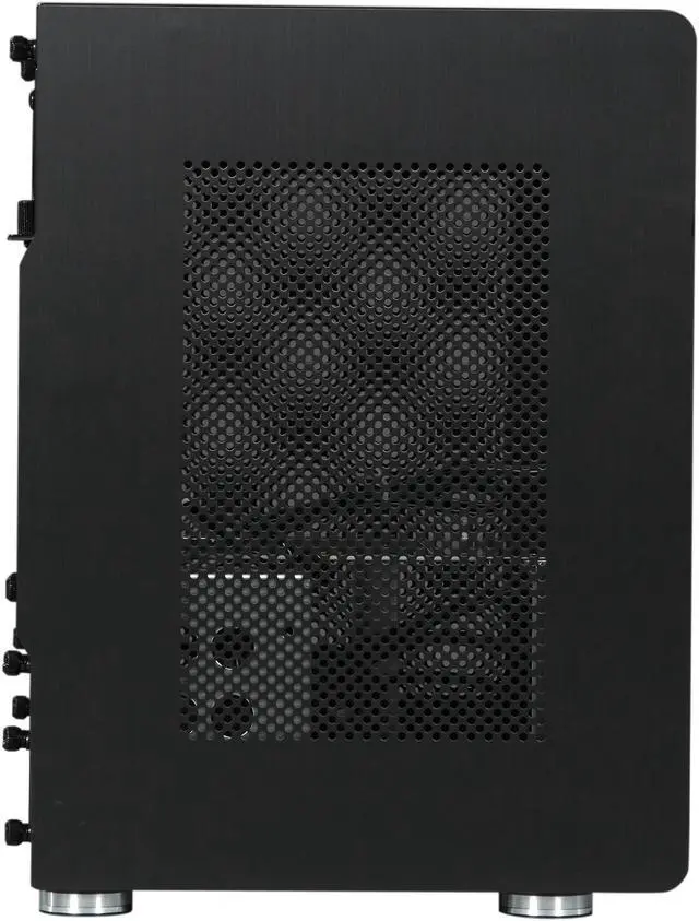 Alt view image 4 of 9 - Lian Li PC-Q33B Black Aluminum Mini-ITX Tower Chassis