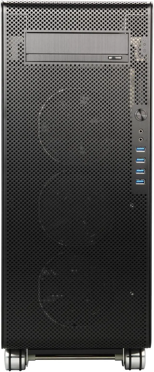 Alt view image 2 of 9 - Lian Li PC-V1000LB Black Aluminum ATX Full Tower Chassis