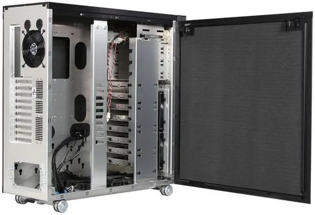 Alt view image 7 of 12 - Lian Li PC-2130B Black Brushed Aluminum ATX Full Tower