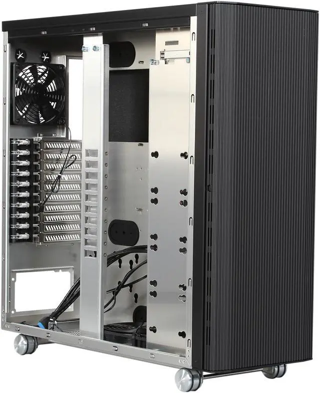 Alt view image 9 of 12 - Lian Li PC-2130B Black Brushed Aluminum ATX Full Tower