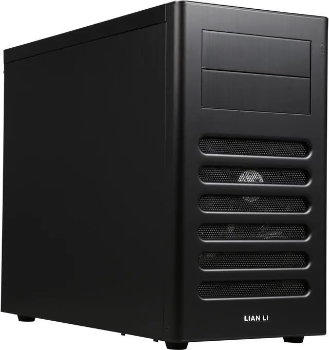 Main image of LIAN LI PC-A56B Black Aluminum ATX Mid Tower Computer Case ATX PSU (Not Included) Power Supply