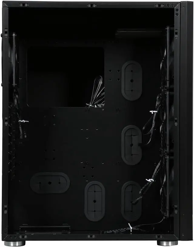 Alt view image 8 of 9 - LIAN LI PC-D600WB Black Aluminum ATX Full Tower Computer Case ATX PSU (Optional) Power Supply