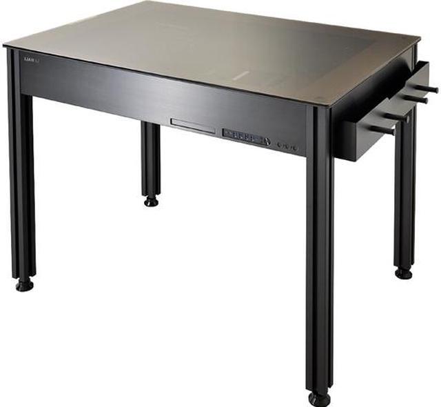Main image of LIAN LI DK-Q2X Black Aluminum ,and Tempered glass ATX Bench Case Computer Case ATX PSU (Optional) Power Supply