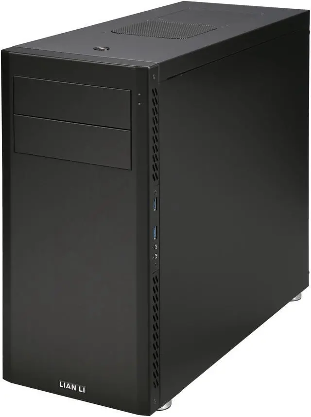 Alt view image 3 of 9 - LIAN LI PC-A41B Black Aluminum Mini Tower Chassis Computer Case