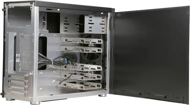 Alt view image 5 of 9 - LIAN LI PC-A41B Black Aluminum Mini Tower Chassis Computer Case