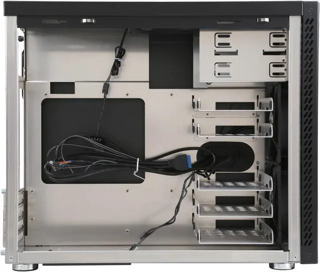 Alt view image 6 of 9 - LIAN LI PC-A41B Black Aluminum Mini Tower Chassis Computer Case