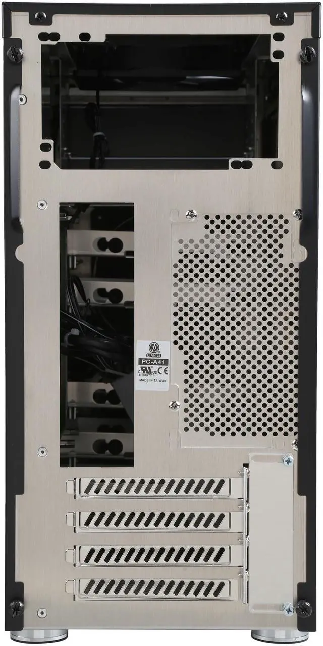 Alt view image 8 of 9 - LIAN LI PC-A41B Black Aluminum Mini Tower Chassis Computer Case