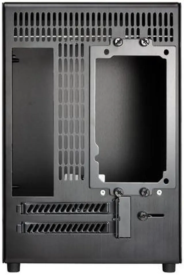 Alt view image 3 of 5 - LIAN LI PC-Q04B Black Aluminum Mini-ITX Computer Case ATX PSU (Optional) Power Supply