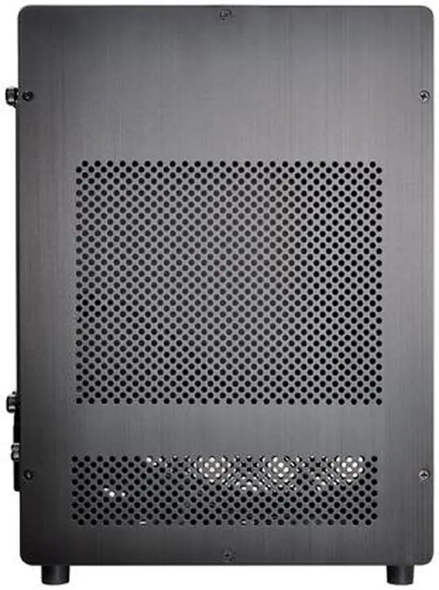 Alt view image 5 of 5 - LIAN LI PC-Q04B Black Aluminum Mini-ITX Computer Case ATX PSU (Optional) Power Supply