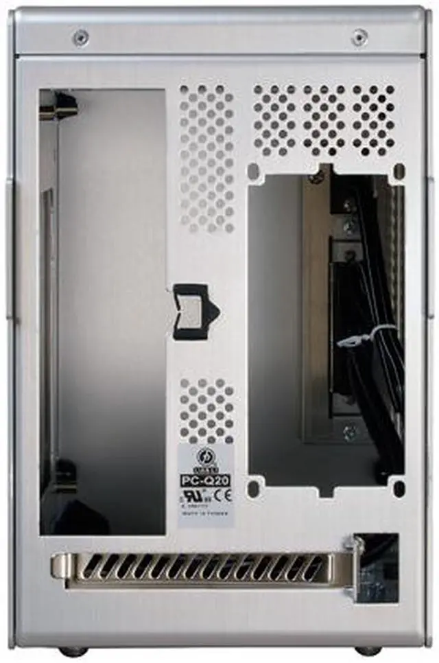 Alt view image 3 of 8 - LIAN LI PC-Q20A Silver Aluminum Mini-ITX Computer Case SFX  PSU (Optional) Power Supply