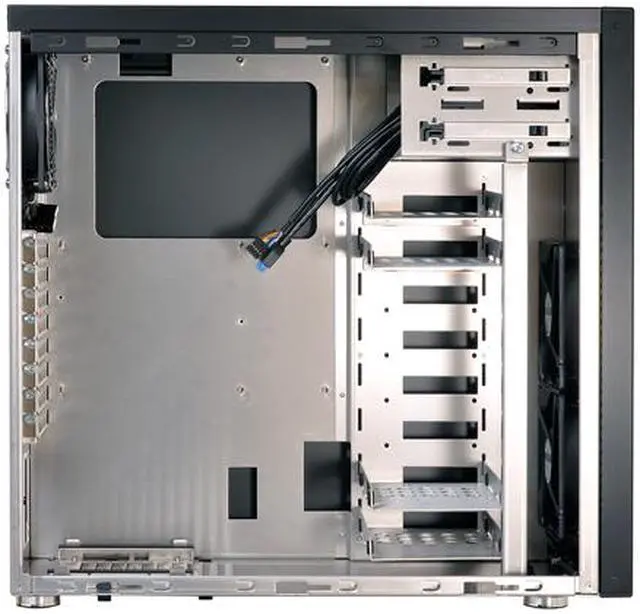 Alt view image 6 of 9 - LIAN LI PC-7NB Black Aluminum ATX Full Tower Computer Case