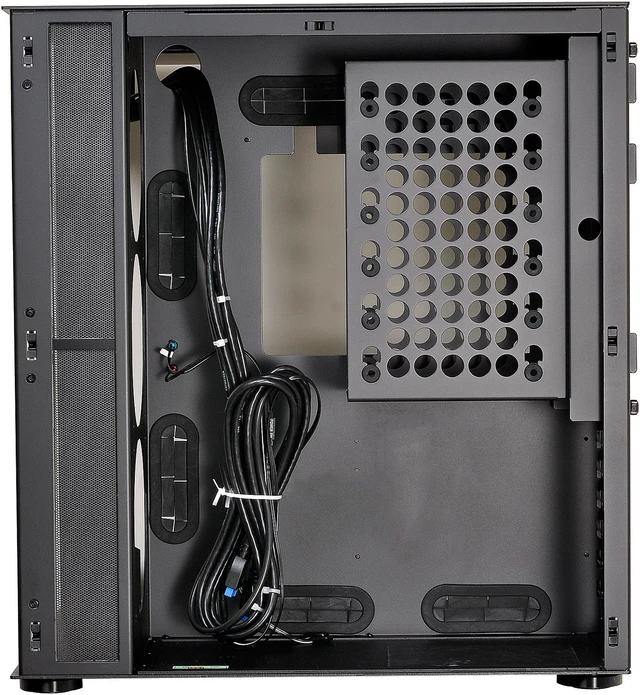 Alt view image 5 of 8 - LIAN LI PC-O8SWX Black Aluminum and Tempered glass Computer Case