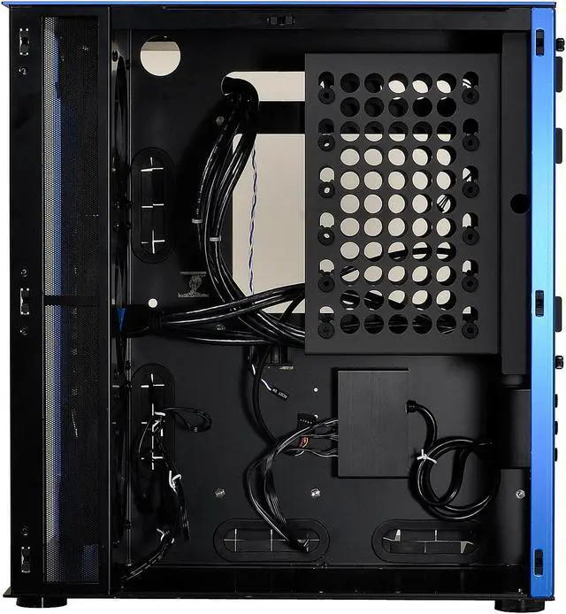 Alt view image 5 of 8 - LIAN LI PC-O8WBU Blue Aluminum ,and Tempered glass Computer Case