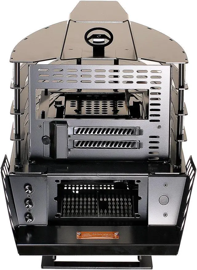 Alt view image 5 of 9 - LIAN LI PC-Y6B Black Aluminum Special Chassis Computer Case SFX PSU (Optional) Power Supply