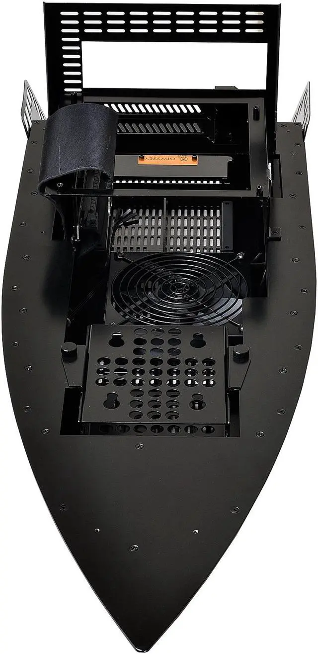 Alt view image 7 of 9 - LIAN LI PC-Y6B Black Aluminum Special Chassis Computer Case SFX PSU (Optional) Power Supply