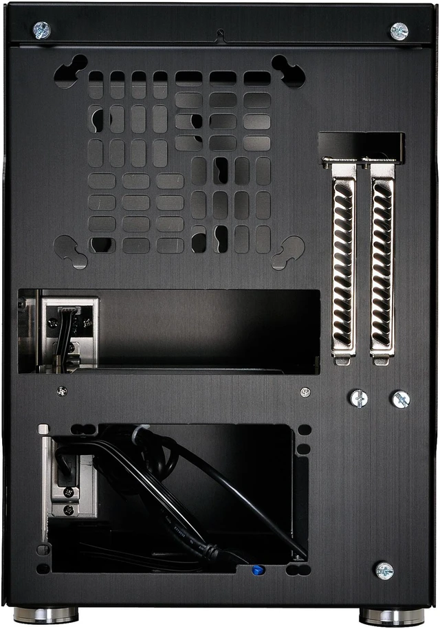 Alt view image 4 of 8 - LIAN LI PC-Q34KMP-B Black Aluminum Mini-ITX Computer Case