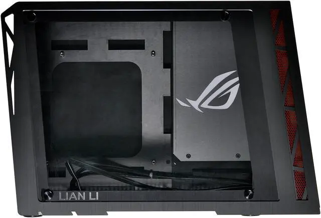 Alt view image 4 of 9 - LIAN LI PC-Q17WX Black Aluminum Mini-ITX Computer Case