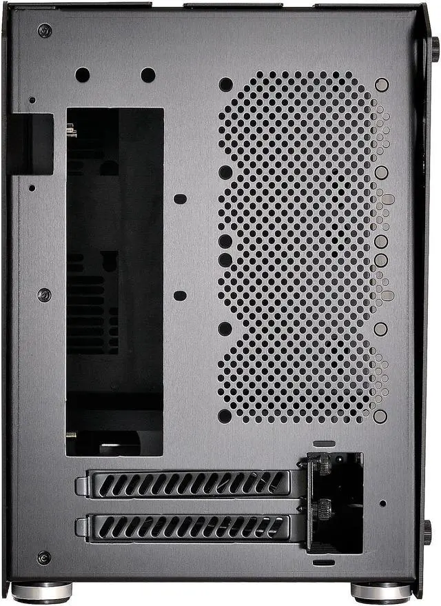 Alt view image 7 of 9 - LIAN LI PC-Q17WX Black Aluminum Mini-ITX Computer Case
