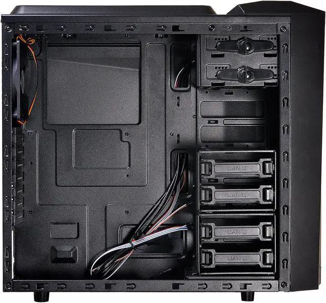 Alt view image 4 of 14 - LIAN LI PC-K5WX Black SECC ATX Mid Tower Computer Case ATX PSU (Optional) Power Supply