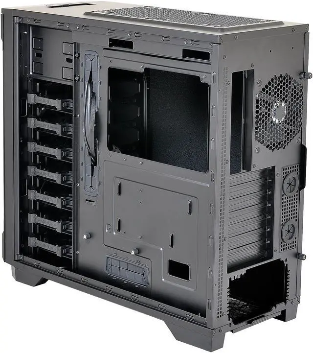 Alt view image 8 of 16 - LIAN LI PC-K6SX Black (Silent case) SECC ATX Mid Tower Computer Case ATX PSU (Optional) Power Supply