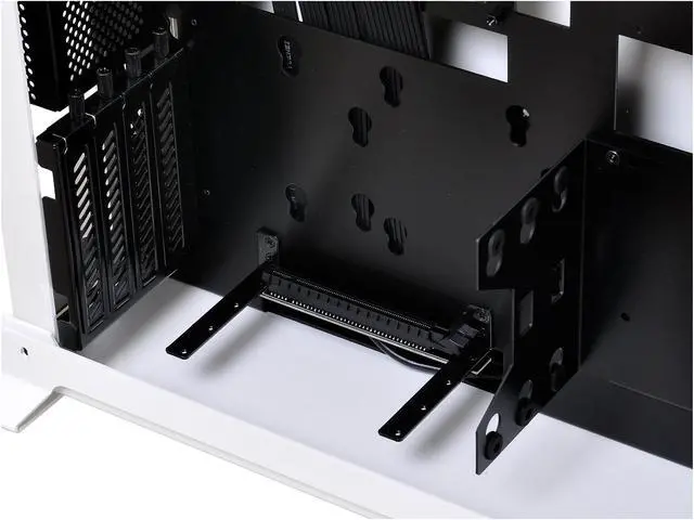 Alt view image 6 of 7 - LIAN LI PC-O5SW White Aluminum Mini itx Computer Case Support SFX Power Supply