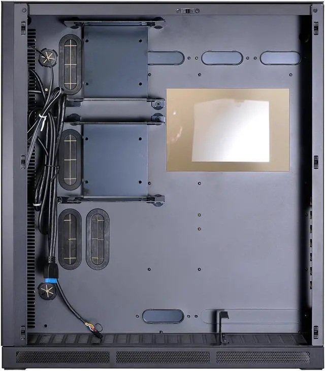 Alt view image 5 of 9 - LIAN LI PC-O11WX Black Inside Steel, Outside Aluminum, Tempered Glass Side & Front ATX Mid Tower Computer Case