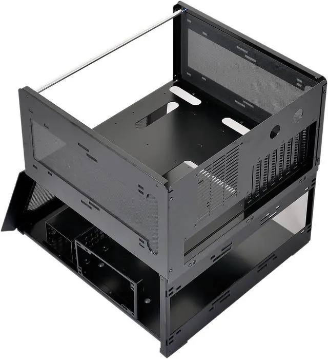 Alt view image 2 of 6 - LIAN LI PC-T70FX Black Aluminum / Steel ATX Bench Case Computer Case ATX (Optional) Power Supply