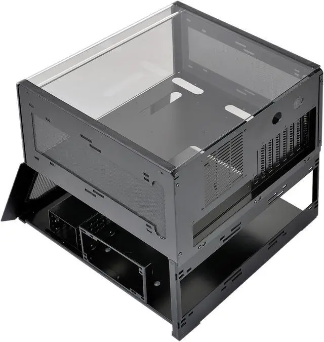 Alt view image 3 of 6 - LIAN LI PC-T70FX Black Aluminum / Steel ATX Bench Case Computer Case ATX (Optional) Power Supply