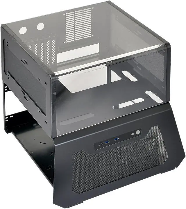 Alt view image 4 of 6 - LIAN LI PC-T70FX Black Aluminum / Steel ATX Bench Case Computer Case ATX (Optional) Power Supply