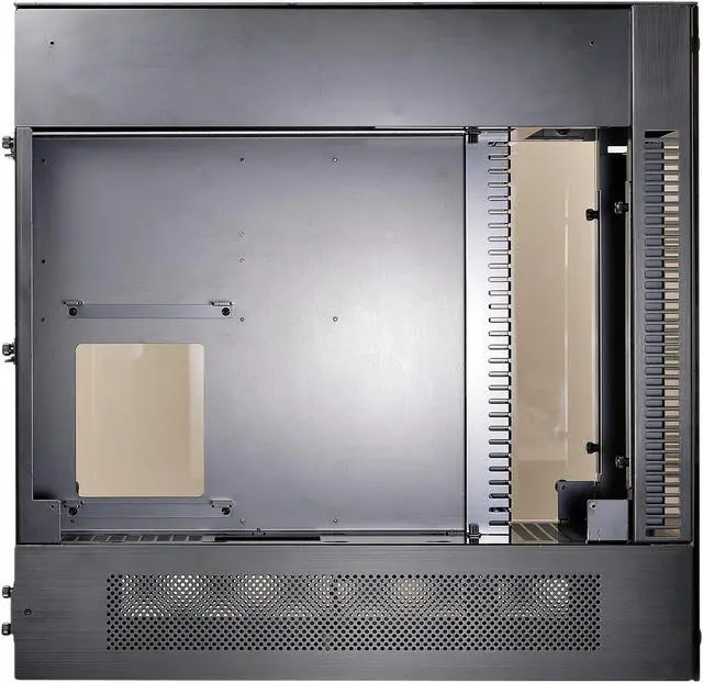 Alt view image 3 of 7 - LIAN LI PC-O12WX Black Outside Aluminum / Inside Steel / Tempered Glass Side & Front Panel ATX Mid Tower Computer Case ATX PSU (Optional) (PCI-E Riser Cable PCI Express 16x (440mm) Included) Power Supply