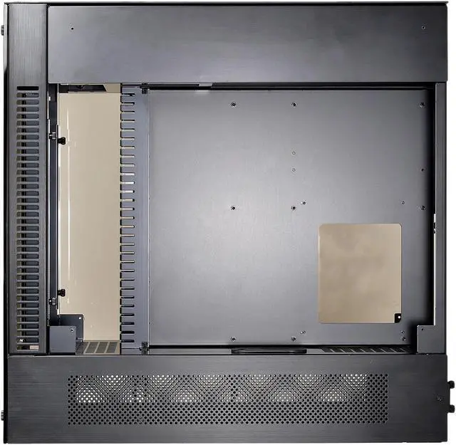 Alt view image 4 of 7 - LIAN LI PC-O12WX Black Outside Aluminum / Inside Steel / Tempered Glass Side & Front Panel ATX Mid Tower Computer Case ATX PSU (Optional) (PCI-E Riser Cable PCI Express 16x (440mm) Included) Power Supply